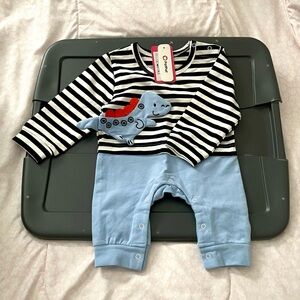 NWT PatPat Dinosaur Patch Jumpsuit (12-18M)